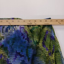 Added Dimensions Women's Green/Purple Buttom Pleated Skirt Size 3X (26/28W) image 6