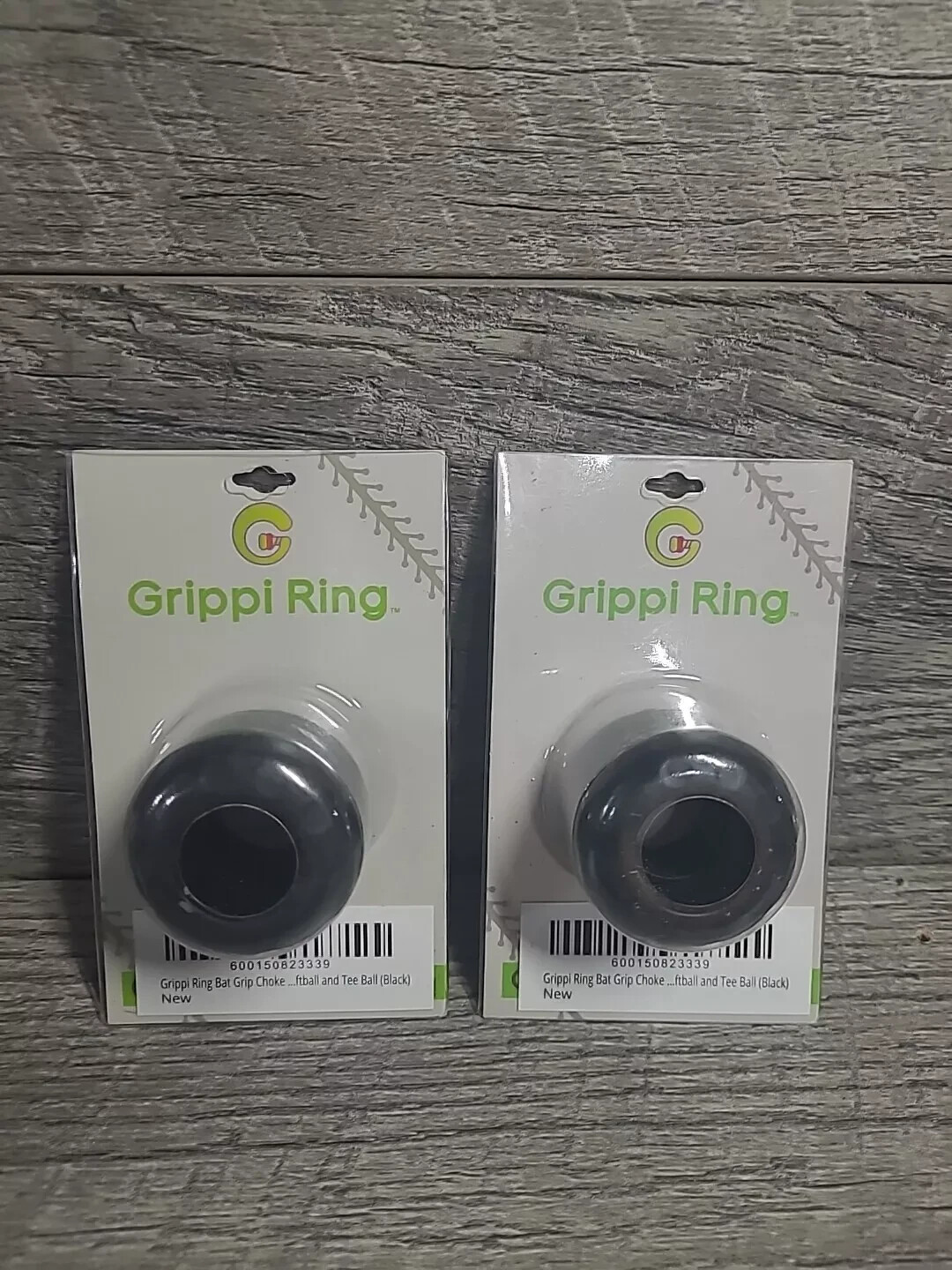 2x Grippi Ring modular grip adjuster for softball baseball bat Black Cho... - $14.84