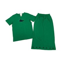 NWT Quacker Factory Maxi Skirt Set w Shirt size Small Whale Rhinestones ... - $29.20