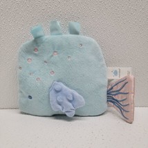 Cloud Island Crinkle Fish Baby Blue Pink Soft Toy Under The Sea - £19.53 GBP