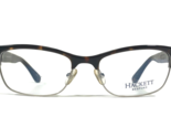 Hackett Eyeglasses Frames HEB067 11 Tortoise Silver Rectangular 53-18-145 - $49.48