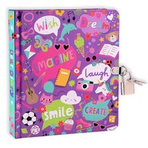 My Favorite Things Lock And Key Diary For Girls, 208 Pages, Measures 6.25 Inches - £17.57 GBP