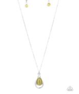 Paparazzi Just Drop It Green Necklace - New - £3.52 GBP