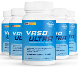 5 Pack Vaso Ultra, extra strength endurance for men-60 Tablets x5 - $153.44