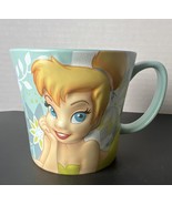 Disney Store Tinkerbell 3D Coffee Mug Cup Blue Green Sparkle Glitter Tex... - £12.92 GBP