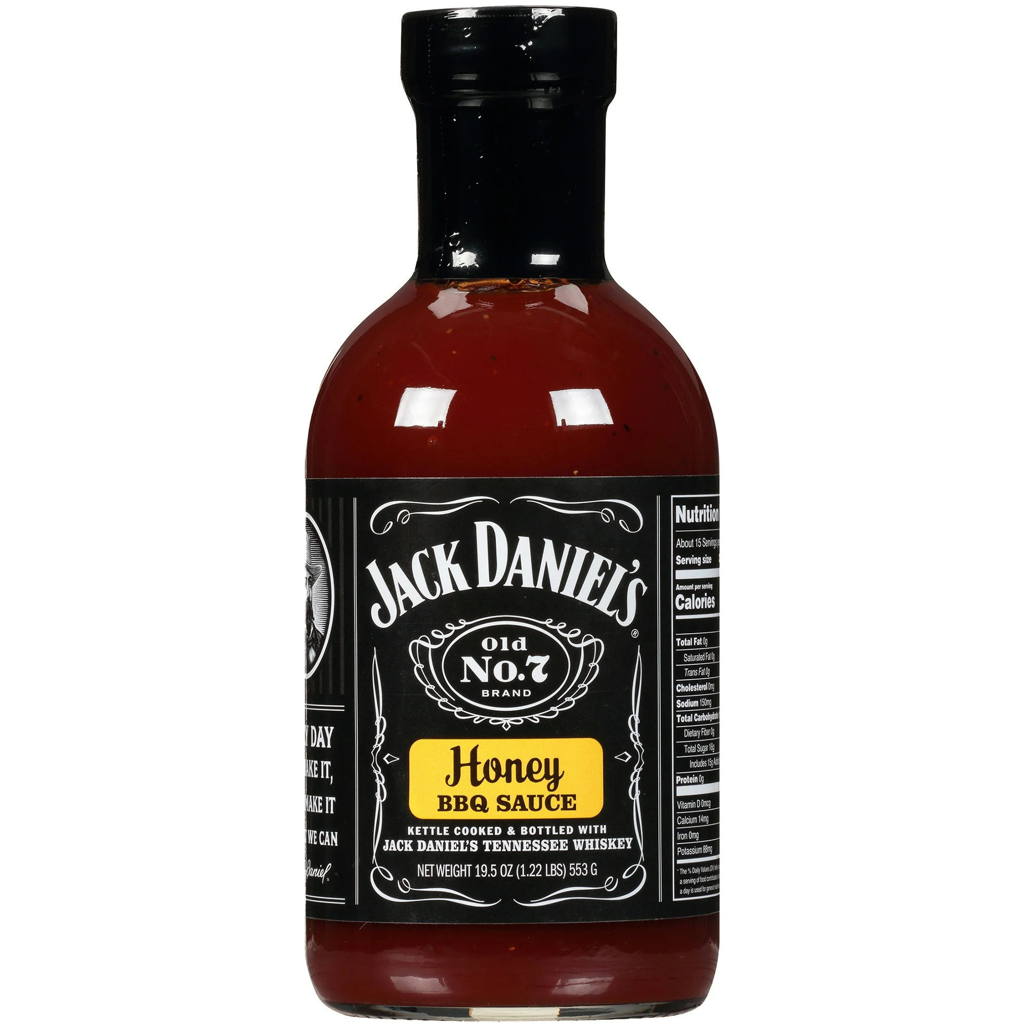 Jack Daniel's Honey BBQ Sauce, 19 Oz, Case Of 3  - $22.00