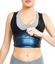 Men Neoprene Sweat Sauna Vest Waist Trainer Slimming Body Shapers Vest Shapewear - £7.02 GBP+