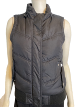 Maurices Black Quilted Vest Size S - £14.09 GBP