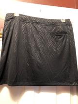 NWT Ladies CALLAWAY BLACK Embossed Golf Tennis Knit Skort - XL image 2