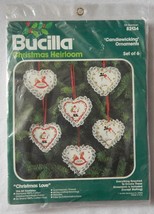 NEW Bucilla Christmas Heirloom Candlewicking Ornaments Christmas Love 82... - £11.98 GBP