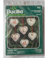 NEW Bucilla Christmas Heirloom Candlewicking Ornaments Christmas Love 82... - £11.93 GBP