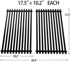 Grill Cooking Grates Grid 2-Pack 17.5&quot; for Weber Spirit 200 Series E210 S210 Kit - £48.79 GBP