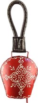 5 Inch Lucky Tin Bell - Giant Harmony Cow Bell Hand Painted, Perfect for Garden  - £23.62 GBP