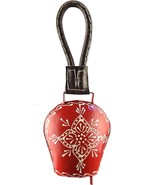 5 Inch Lucky Tin Bell - Giant Harmony Cow Bell Hand Painted, Perfect for... - £23.58 GBP