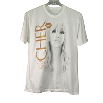 Cher Closer To The Truth  Size Large Dressed To Kill Tour 2014  White Shirt - £19.93 GBP