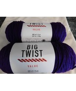 Big Twist Value lot of 2 Grape Dye Lot 655147 - €11,11 EUR