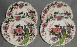 Franciscan China Exotic Garden Pattern Set/4 B&amp;B Plates Made In California - $89.09