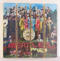 THE BEATLES Sgt Peppers Lonely Hearts Club Band Album Decoupage Mini Pallet - $29.99