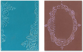 Sizzix Tim Holtz Texture Fades Alterations Collection Embossing Folders Fancy An - £21.72 GBP