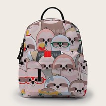 Deanfun Mini Backpack Gles Sloth Printing School Backpa Women Girls Small Backpa - £98.93 GBP
