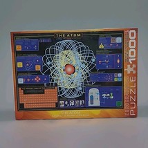The Atom 1000 pc. Jigsaw Puzzle by Eurographics 19 1/4&quot; x 26 5/8&quot; NEW &amp; ... - $21.37