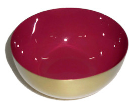 Handicraft Red Color Enamel Interior Iron Nut Bowl wt 180 gm Made in India - £71.96 GBP