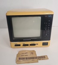 Vintage MAGNAVOX Model BH 3907 Portable 4.5&quot; Analog TV CRT Not tested - $24.74