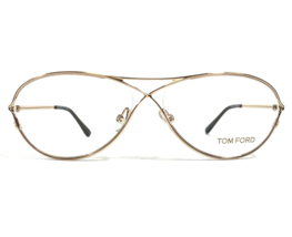 Tom Ford Brille Rahmen TF5160 028 Gold Rund Voll Draht Felge 55-13-140 - £125.29 GBP