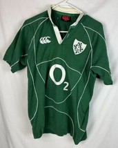 Canterbury of New Zealand Rugby Jersey Irish IRFU Ireland Shirt Men’s Medium VTG - £46.85 GBP