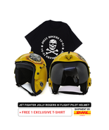 1 Pcs Jet Fighter Jolly Rogers III Flight Helmet Pilot Aviator USN Movie... - €341,90 EUR
