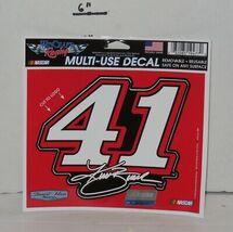 Wincraft Kurt Busch #41 Multi Use Decal 5" x 6" Stewart Haas Racing 2015 - $9.85