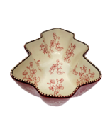 Temptations Floral Lace Red Christmas Tree Shape Casserole Baking Dish 1... - £19.64 GBP