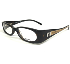 Miu Miu Petite Eyeglasses Frames VMU15D 8AK-1O1 Dark Brown Tortoise 49-1... - $121.34