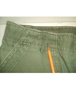 US Army all-cotton 34X31 fatigue trousers 1950s-1960s disc buttons missi... - $75.18 CAD