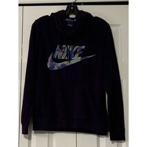 Nike Women's Funnel Neck Hoodie Purple Size M Long Sleeve Pullover - $19.80