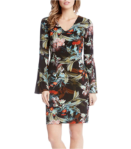 Nwt Karen Kane Black Floral Career Shift Dress Size M $139 - £45.82 GBP