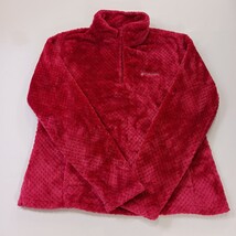 Columbia XL0977 Women’s Red 1/4 Zip Serpa Fleece Pullover Lightweight Jacket L image 15