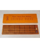 Vintage Drueke Hardwood Cribbage Board #28 In Original Box USA MADE - €21,32 EUR