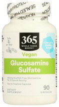 7/27 365 by Whole Foods Market, Glucosamine Sulfate Vegan, 90 CT - $16.82
