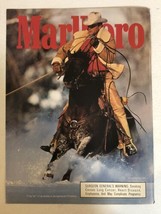 1992 Marlboro Reds Cigarettes Vintage Print Ad Cowboy Advertisement  PA3 - $7.91