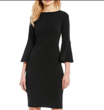 Calvin Klein Black casual dress size 2 zippered back - £19.11 GBP