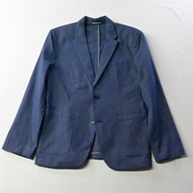 Old Navy Medium Blue Woven Unstructured Mens Blazer Suit Jacket Sport Coat - £26.99 GBP