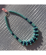 Enhanced Blue Agate and Blue Howlite Necklace - $10.00