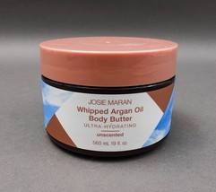 Josie Maran Whipped Argan Oil Body Butter Unscented 19 oz / 560 ml New - £46.35 GBP
