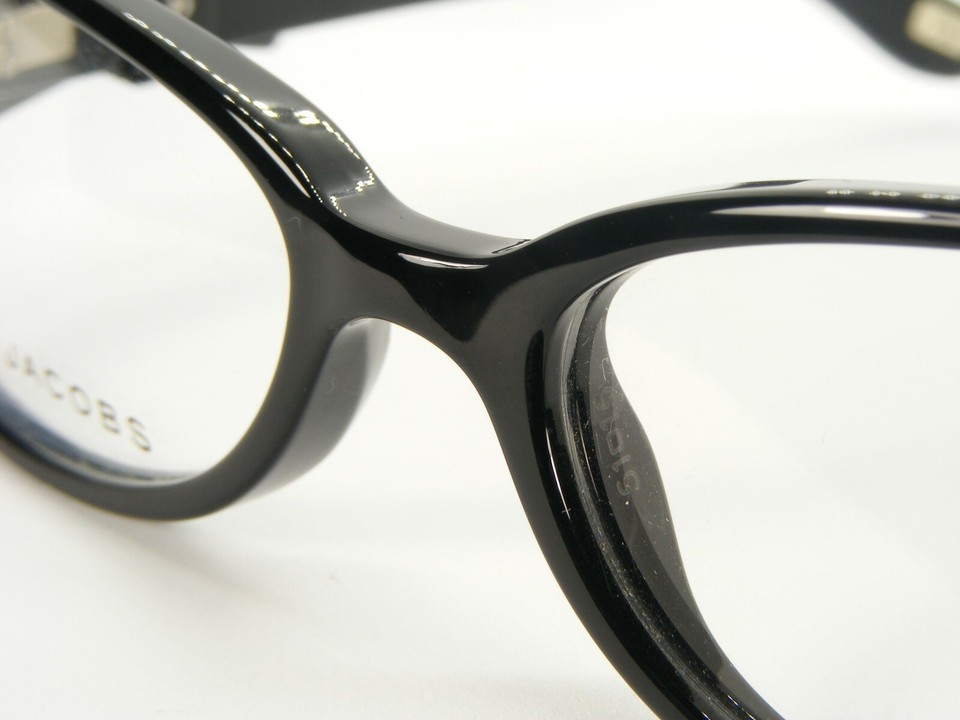 NEW MARC JACOBS MJ 381 807 SHINY BLACK EYEGLASSES GLASSES FRAME 51-16-135mm Item image 6