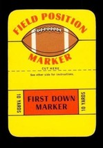 Vintage FOOTBALL Trading Card 1971 Topps Game Field Position Marker Uncut - £7.71 GBP