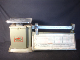 Old Vtg Metal Triner Scale Slide Rule Chicago ILL USA 2 Lbs. - $49.95