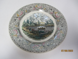Vintage Adams For Bloomingdale&#39;s Old New York Collect Pond 1845 Plate - £7.81 GBP