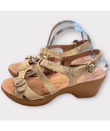 DANSKO JULIE Ladies Taupe Snakeskin Sandals Size EU 41  (#1464 ) US 10.5-11 - €38,17 EUR