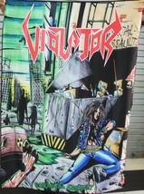 VIOLATOR Chemical Assault FLAG CLOTH POSTER BANNER CD Thrash Metal - £15.98 GBP